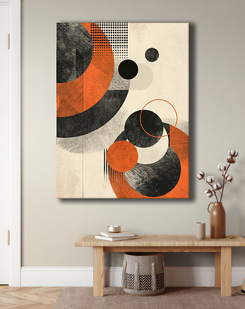 Geometria natury - Obraz na płótnie - Druk Blejtrama, Minimalizm, Loft #88, Black Sapphire Art