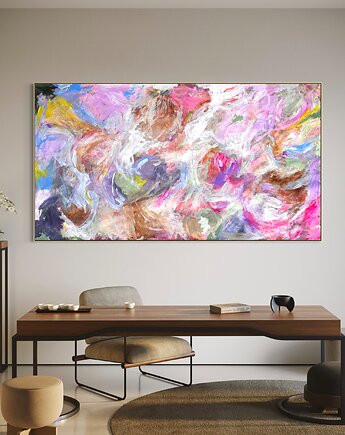 Obraz abstrakcyjny 192x108 cm, Dorota Ferens