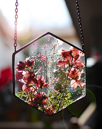 Różowe suszone kwiatuszki, MARIAELA