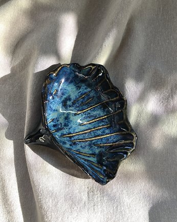 Ceramiczna muszelka na biżuterię, Makatka Polka Ceramiczna