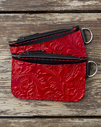 Minimalistyczny skórzany portfel - etui na dokumenty, Shirei Leatherwork