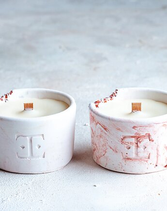 Zestaw 2 świeczek Copper Charm Midi, Esti