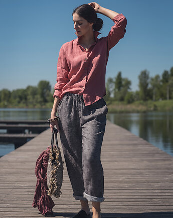 Lniana koszula lilia wodna, LENOUI