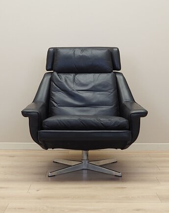 Fotel obrotowy, duński design, lata 70, Werner Langenfeld, Esa, Przetwory design