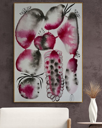 Abstrakcja No199, malowany obraz, plakat, AAS Art Studio