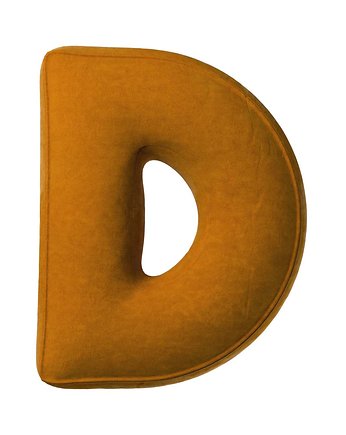 Poduszka literka D, Yellow Tipi
