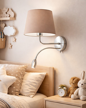 2-punktowy kinkiet LED do pokoju dziecięcego IMPERIA KIDS z panelem LED, LYSNE