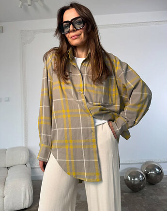 Koszula Calm oversize beige yellow, Patchouli