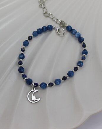 Bransoletka - AGAT - LAPIS LAZULI, SlvStuff