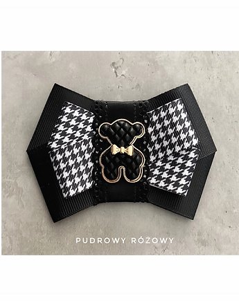Brosza z MISIEM Nowość, Pudrowy Różowy