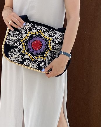 Torba format  A4 haftowana w stylu boho!, sultanaS