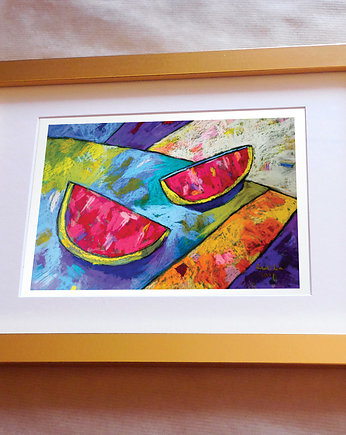 Arbuzy  - grafika A4, Katarzyna Radzka