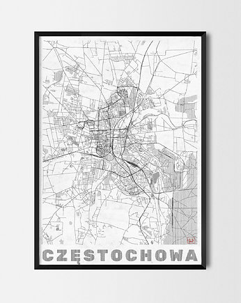 Plakat Częstochowa - CityArtPosters, CityArtPosters