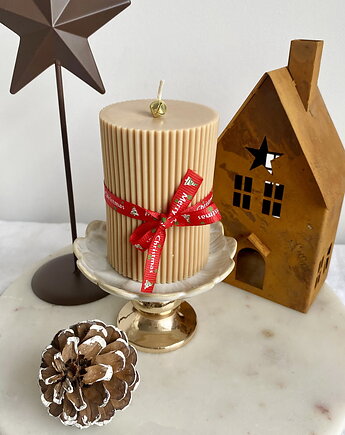 Świeca sojowa dekoracyjna walec "Linea" 84x70mm, Coccola JEWELLERY