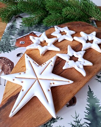 Gwiazdki ceramiczne świąteczne, Wooden Love