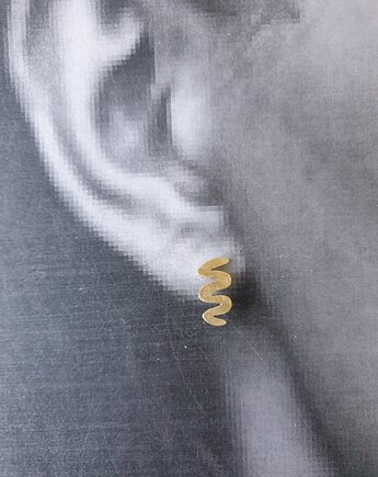 Kolczyki GARDEN OF EDEN  mini, mosiądz,węże, modesign