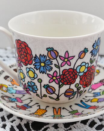 Filiżanka dla nauczyciela KWIATY, ka.linea