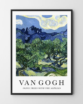 Plakat Van Gogh Olive trees with the alpilles, HOG STUDIO