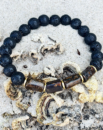 Bransoletka męska Bronzyt, Chmolowska Jewellery