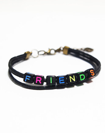 Bransoletka - Friends 2 - sznurki, koraliki, yenoo
