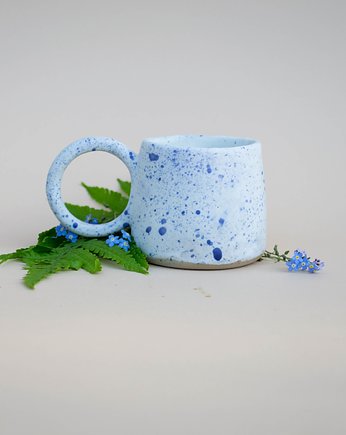 Ceramiczny kubek z okrągłym uszkiem, ZAMIŁOWANIA - Spersonalizowany prezent