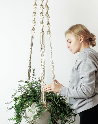 XXL Kwietnik makrama 1, MAJAMI studio