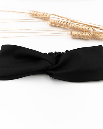 Opaska przeplatana Black, wu handmade