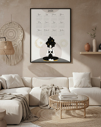 Plakat Kalendarz 2026 'Balance', Well Done Shop