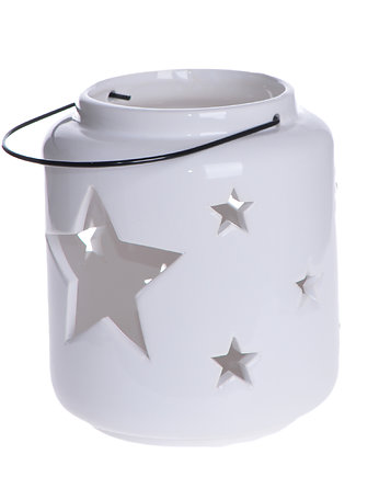 Lampion ceramiczny z gwiazdami, MIA home