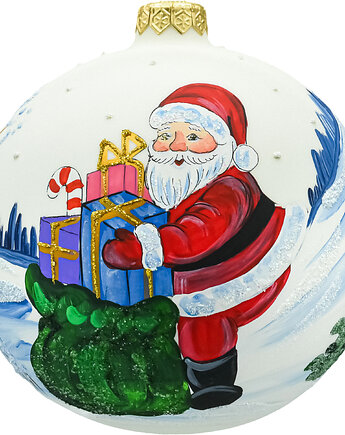 Bombka okrągła: Mikołaj i zimowy pejzaż, Syn Bombkarza