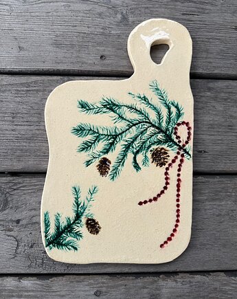 Deska świąteczna do serwowania, Dekornia