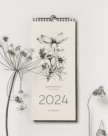 W ogrodzie - kalendarz 2024, beata sketches