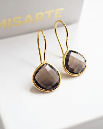 Kolczyki Kwarc dymny, Misarte