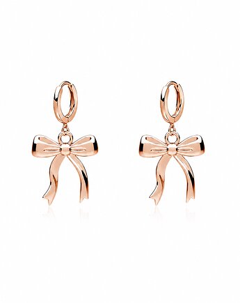 Kolczyki KOKARDY -srebro 925, złoto, różowe złoto, ISSI Jewelry