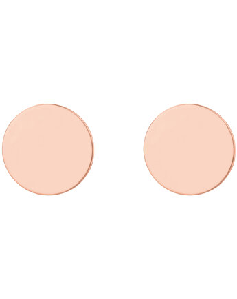 Kolczyki kółeczka z różowego złota