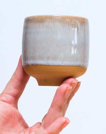 Czarka na stopce (160ml) - słone fale, Koło i Piec