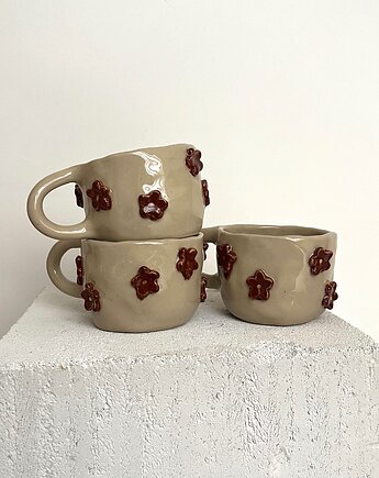 Kubek kwiatki kwiatuszki 200 ml, rel ceramic