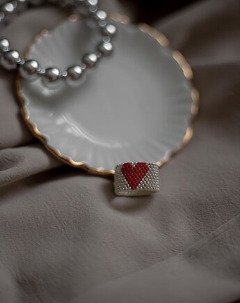 Pierścionek Red Heart, LANME