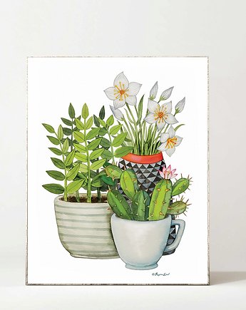Plakat botaniczny, OKAZJE - Prezent na 40 urodziny