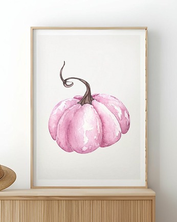 Plakat Jesienny Dynie na ścianę A3 Minimalistyczny Plakat nowoczesny, Kalibri Arts