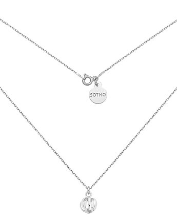 Srebrny naszyjnik z ozdobną zawieszką, SOTHO