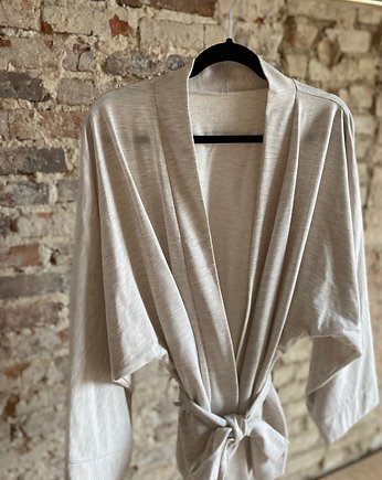 Szlafrok narzutka kimono z dresówki, HisOutfit