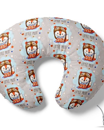 Poduszka rogal do karmienia Lis pilot, Baby Love Decor
