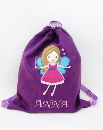 Plecak z wróżką, plecak z imieniem dla dziewczynki, Enitka Sweet Baby Room