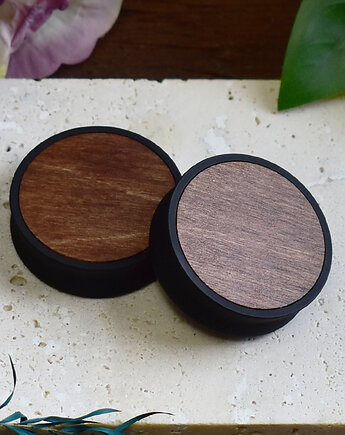 Tunele do uszu 10-100mm / wypełnienie z drewna / palisander, Spirit Of Copper