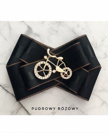 Brosza z Rowerem  NEW, Pudrowy Różowy