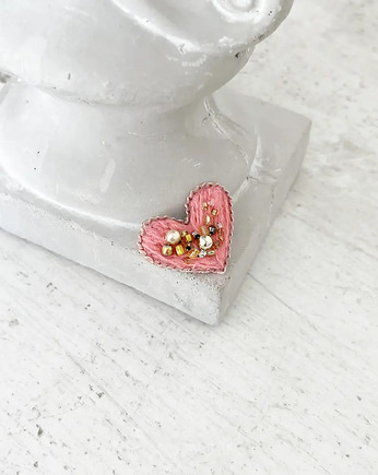 Broszka mini SERCE 53 przypinka miłość pin, HAART