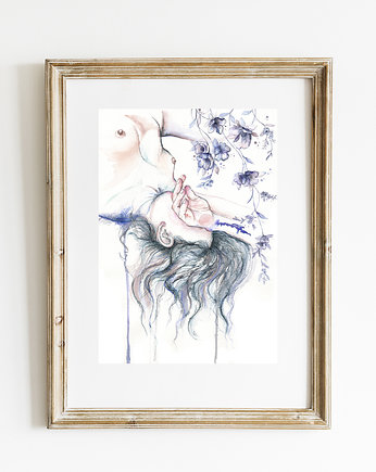 Melancholia, 21x30 cm, JUST ILUST Justyna Małczak