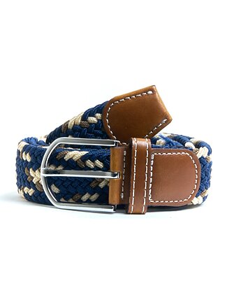 Pleciony pasek Blue Beige, Pineapplestyle