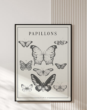 Plakat PAPILLONS, muybien
